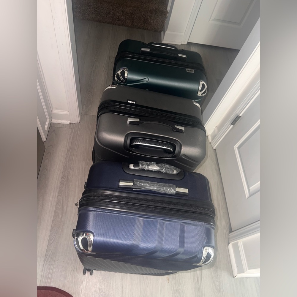 Luggage New  Grey, Blue and Dark Green
